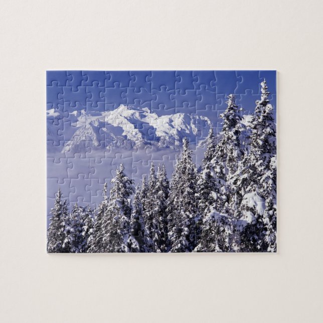 Puzzle WA, Olympic NP, Olympic Mountain Range, vista (Horizontal)
