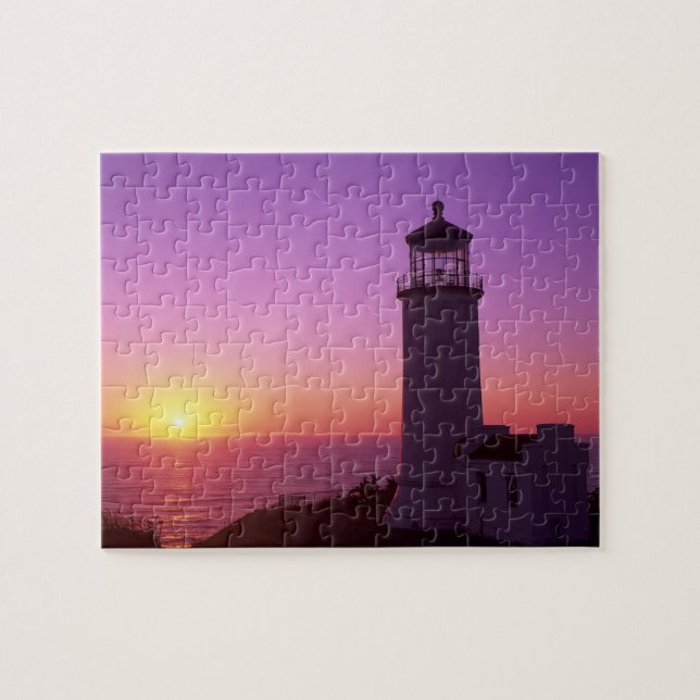 Puzzle WA, Parque Estatal Cape Disappointment, North Head (Horizontal)