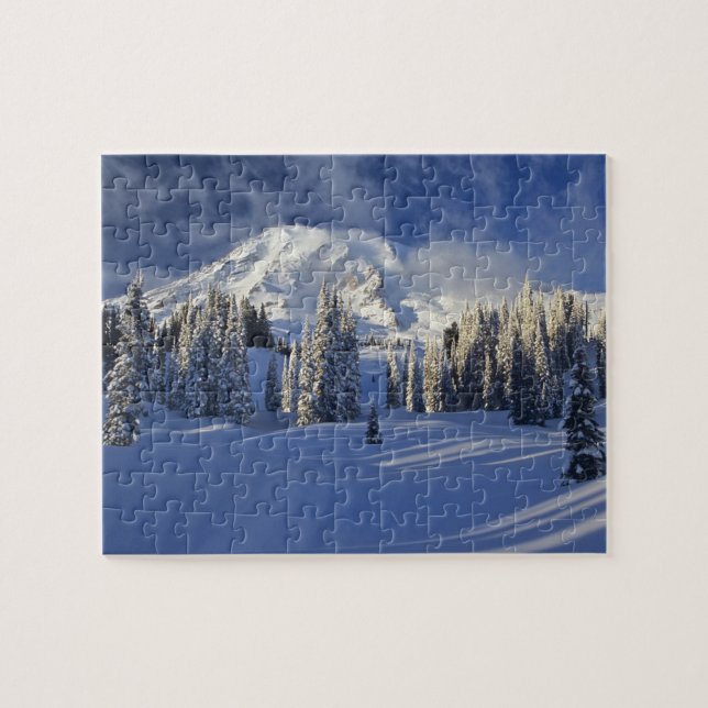 Puzzle WA, Parque Nacional Mt. Rainier, Mt. Rainier y Par (Horizontal)