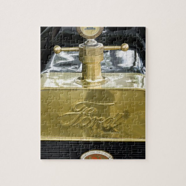 Puzzle WA, Seattle, automóvil americano clásico (Vertical)