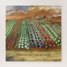 Puzzle WA Skagit Valley Tulip Fields Spring Dreaming