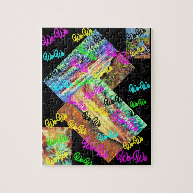 Puzzle Wa-Wo Wave Colección de Arte NFT CLOUDY CLOUDS 23/ (Vertical)