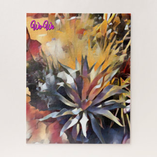 Puzzle Wa-Wo Wave Colección de Arte NFT TIRSTY SUCCULENT