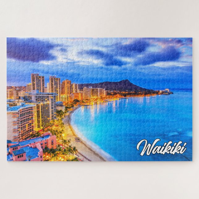 Puzzle Waikiki, Hawaii, Estados Unidos (Horizontal)