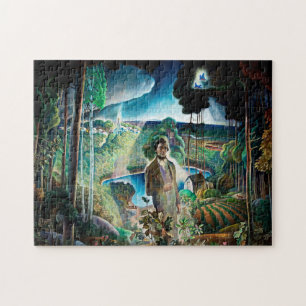 Puzzle Walden Pond revisitado por Newell Convers Wyeth