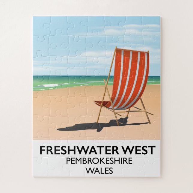 Puzzle Wales de agua dulce West Pembrokeshire (Vertical)