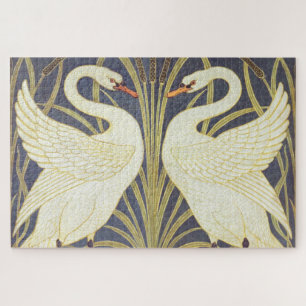Puzzle Walter Crane Cisne, Junco E Iris Arte Nouveau
