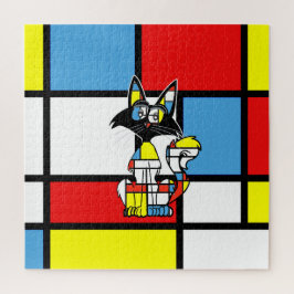 Puzzle Walter se encuentra en un Mondrian de Piet