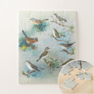 Puzzle Warbler y Wrens,