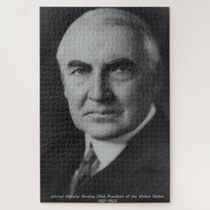 Puzzle Warren Gamaliel Harding 29º Presidente de los Esta