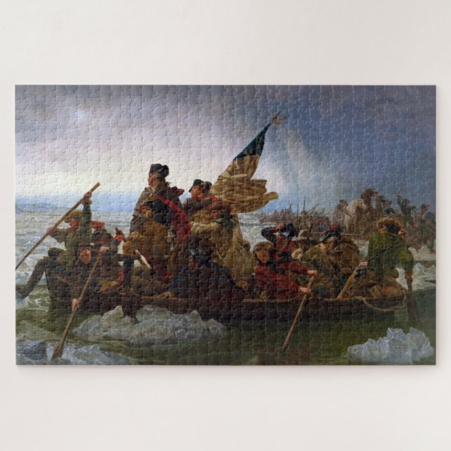 Puzzle Washington cruza el Delaware (Horizontal)