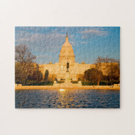 Puzzle Washington DC. Capital estatal.