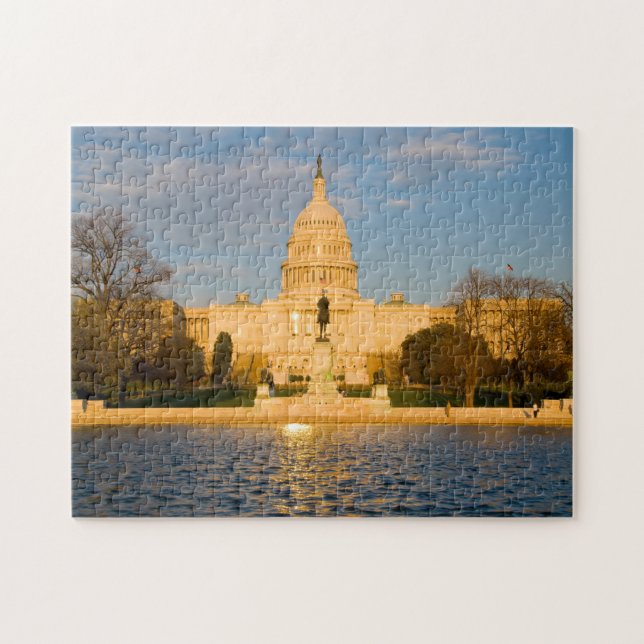 Puzzle Washington DC. Capital estatal. (Horizontal)