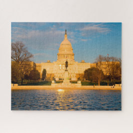 Puzzle Washington DC. Capital estatal.