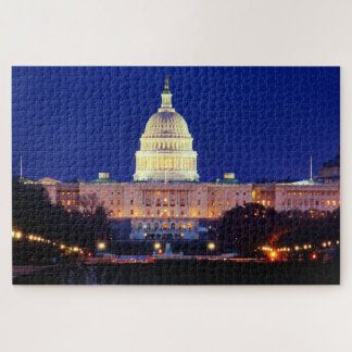 Puzzle Washington DC Capitolio de Estados Unidos en Dusk