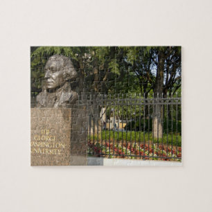 Puzzle Washington, DC, estatua de George Washington, El