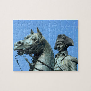 Puzzle Washington, DC, estatua del general George