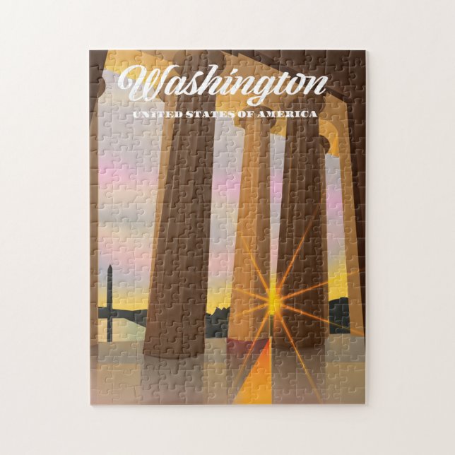 Puzzle Washington Estados Unidos de América (Vertical)