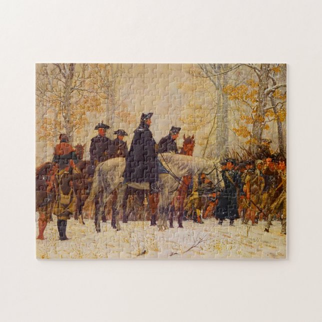 Puzzle Washington March Valley Forge William Trego 1883 (Horizontal)