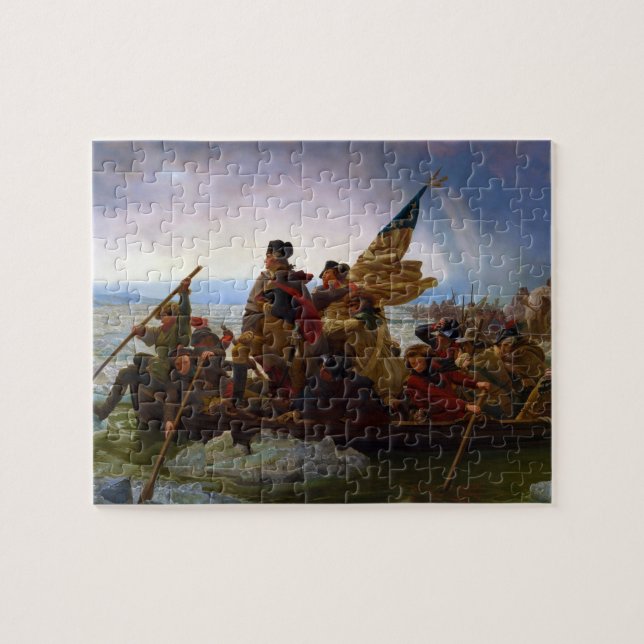 Puzzle Washington que cruza el Delaware de Manuel Leutze (Horizontal)