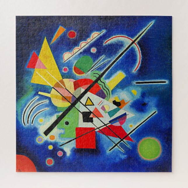 Puzzle Wassily Kandinsky - Blue Painting, (Vertical)