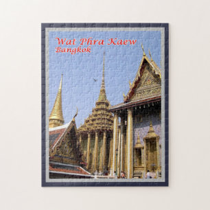 Puzzle Wat Phra Kaew - Templo sagrado budista - Tailandia