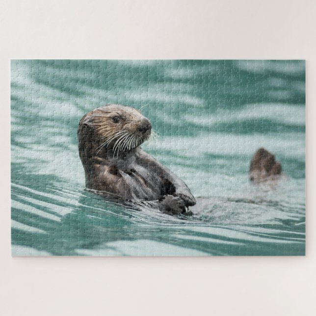 Puzzle Watching Sea Otter (Horizontal)