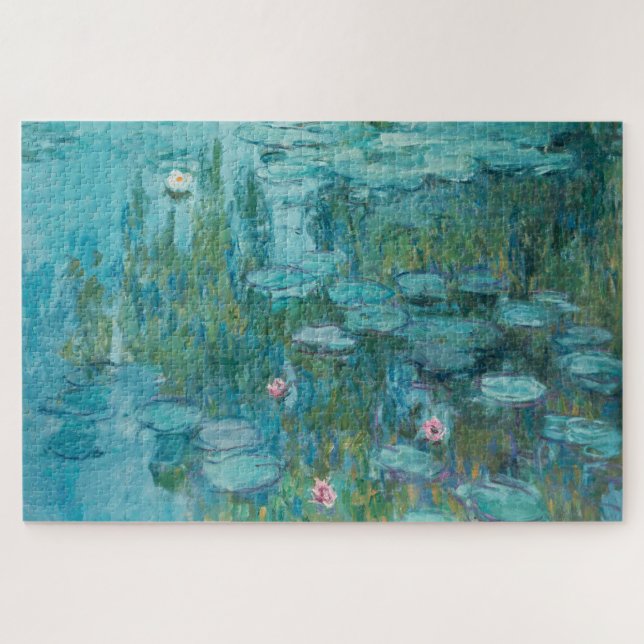 Puzzle Water Lilies (por Claude Monet, 1915) (Horizontal)
