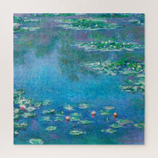 Puzzle Water Lilis, Claude Monet Decoupage (Vertical)