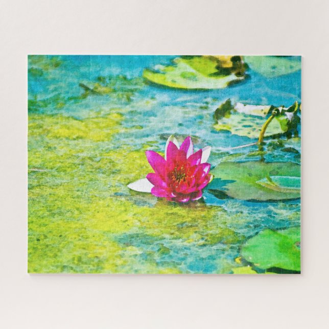 Puzzle Water Lily Lilypad (Horizontal)