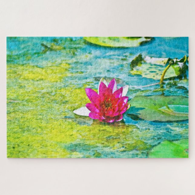 Puzzle Water Lily Lilypad (Horizontal)