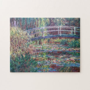 Puzzle Water Lily Pond (Rosa Harmonie), Monet