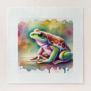 Puzzle Watercolor Coqu Frog 140724AREF115 - Watercolor