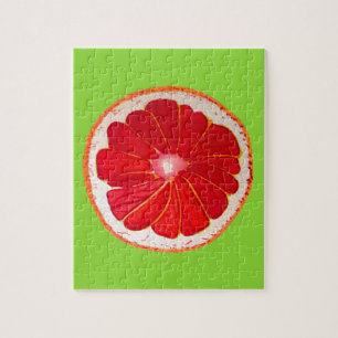 Puzzle Watercolour de la original del pomelo rosado del