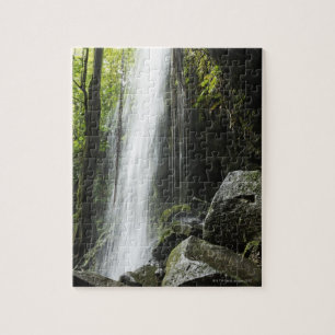 Puzzle Waterfal, en selva tropical, Dominica, piscina