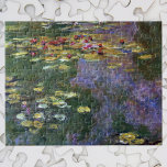 Puzzle Waterlilies by Claude Monet, arte de la naturaleza<br><div class="desc">Waterlilies de Claude Monet es una pintura natural de arte fino e impresionista de época con flores de lirio acuático en un estanque en el jardín de Monet en su casa en Giverny, Francia. Hermosas flores flotan en el agua y los sauces llorosos verdes están proyectando un reflejo. Claude Monet...</div>