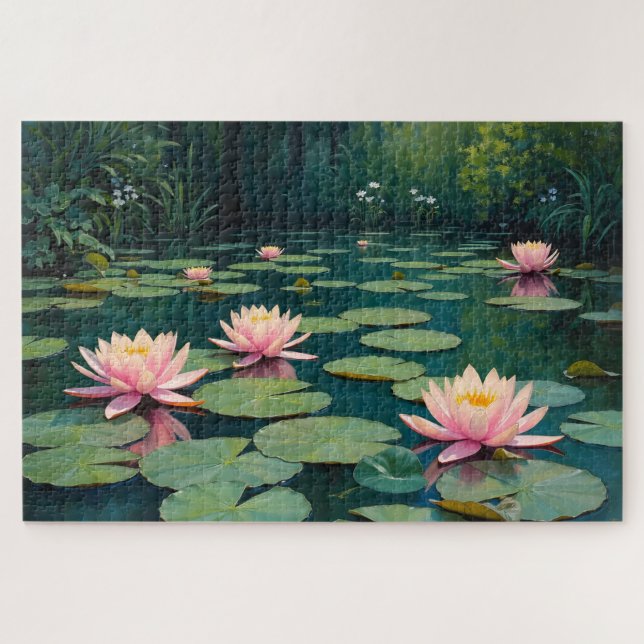Puzzle Waterlily Pond (Horizontal)