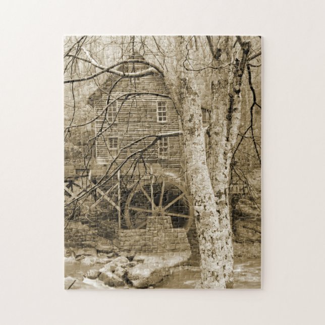 Puzzle Waterwheel del vintage (Vertical)