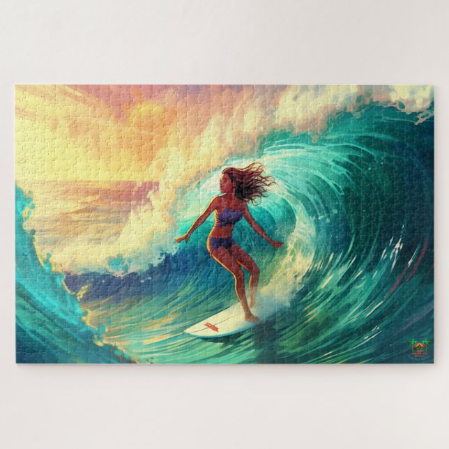 Puzzle Wave Rider: Surf's Up (Horizontal)