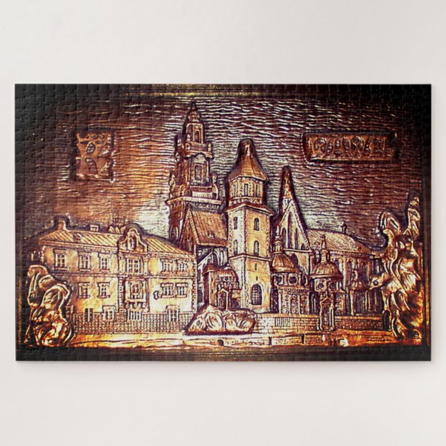 PUZZLE WAWEL CASTLE KRAKOW POLAND 7 (Horizontal)