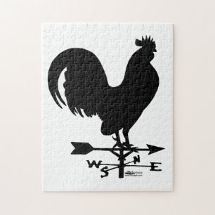 Puzzle Weathervane Rooster