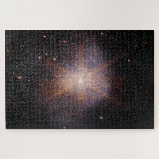 Puzzle WEBB SPACE TELESCOPE Arp 220 Galaxias interactivas (Horizontal)