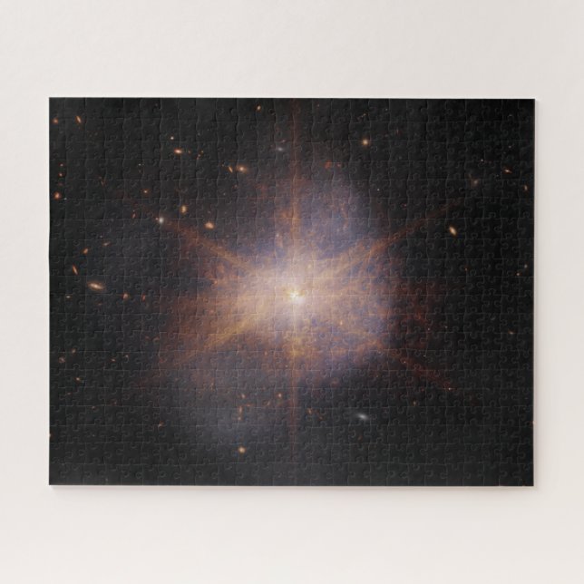 Puzzle WEBB SPACE TELESCOPES Galaxy Interacciones Arp 220 (Horizontal)