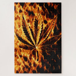 Puzzle Weed en llamas