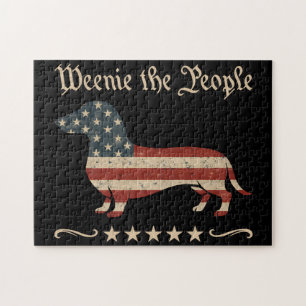 Puzzle Weenie El Pueblo Dachshund 4 De Julio