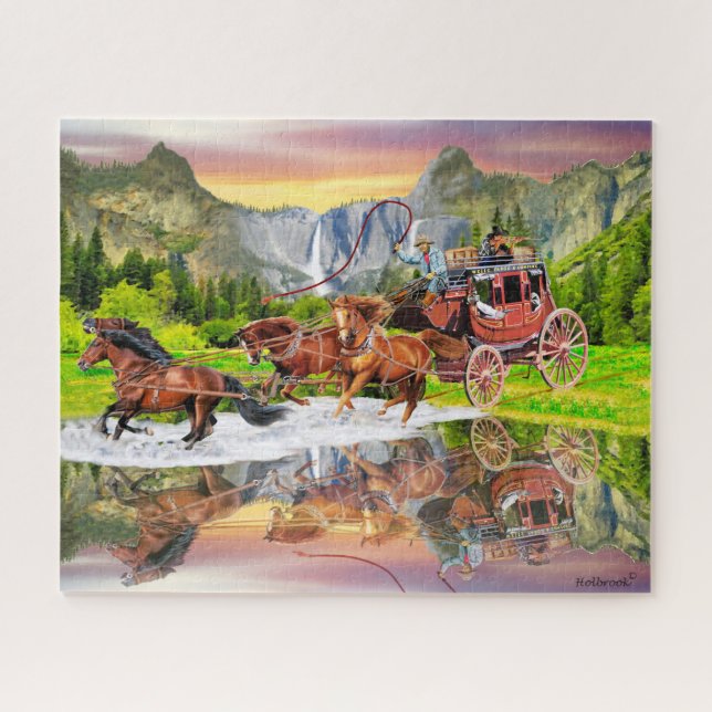 PUZZLE WELLS FARGO STAGECOACH (Horizontal)