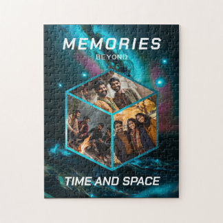 Puzzle Weltraum Foto Kollage in 3D Poster