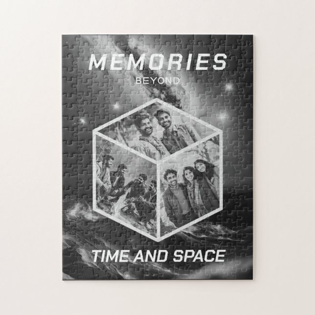 Puzzle Weltraum Foto Kollage in 3D Poster (Vertical)