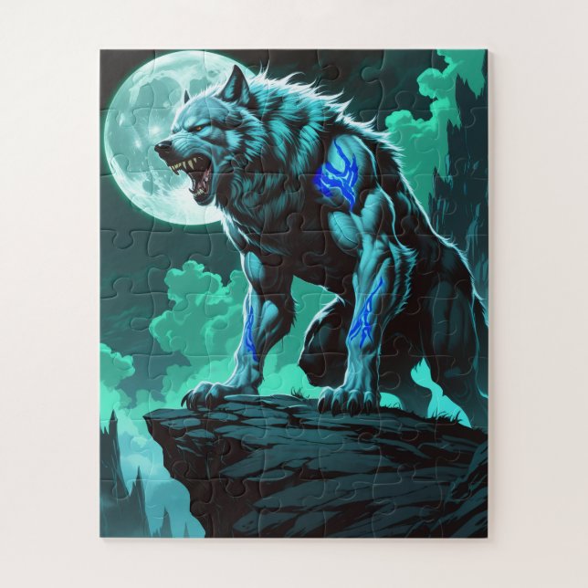 Puzzle Werewolf - Tema de Wolf (Vertical)