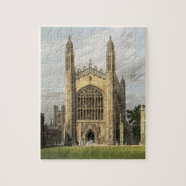 Puzzle West End de College Chapel, Cambridge de rey, de (Vertical)